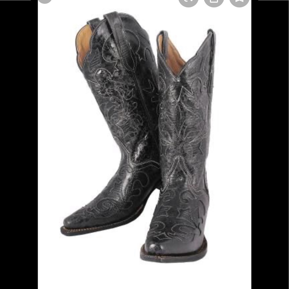 New! JB Dillon Black Western Boots 10B